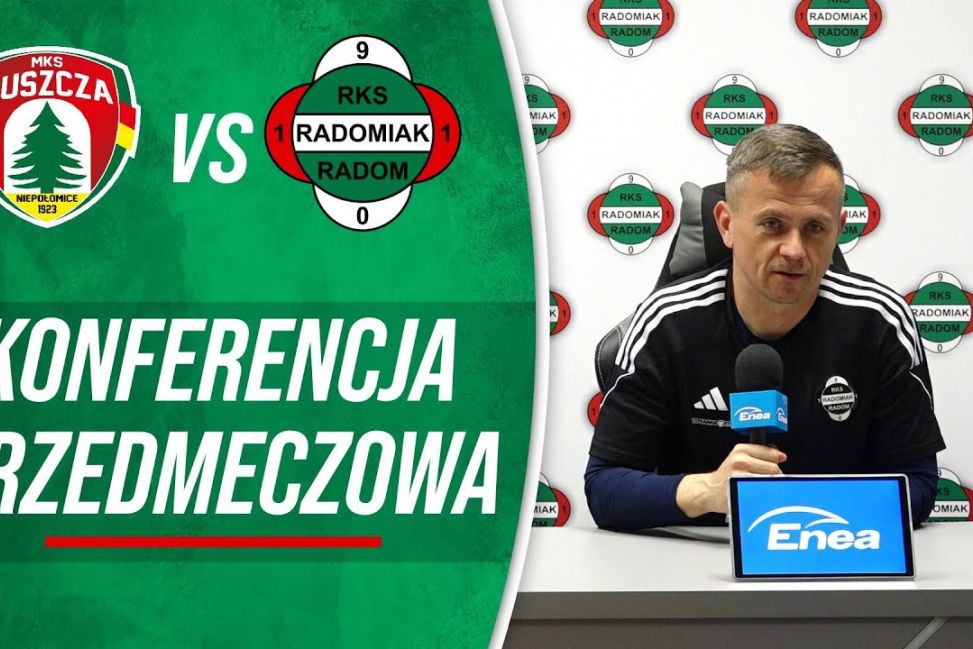 Radomiak TV: Konferencja prasowa przed meczem z Puszczą Niepołomice